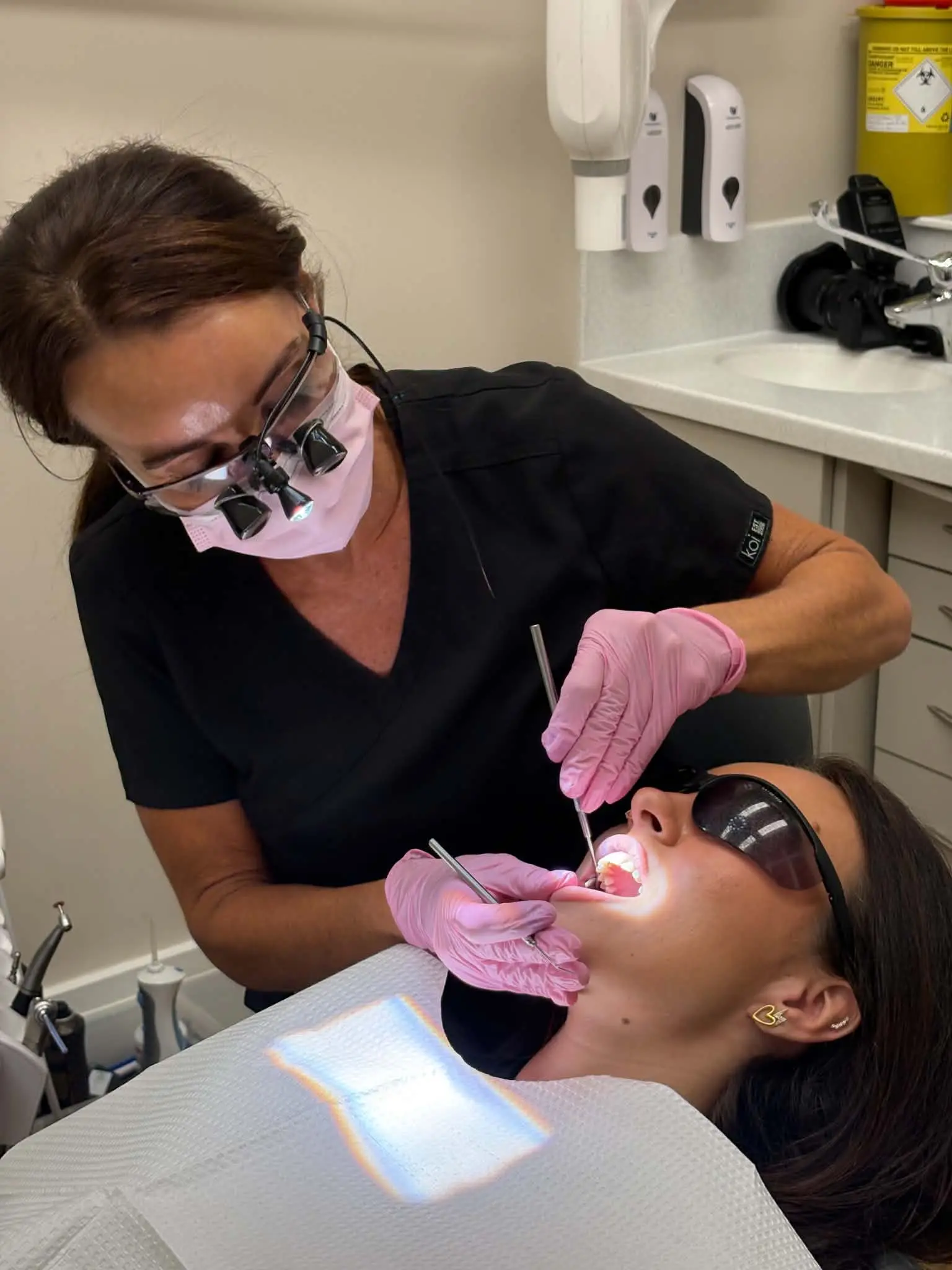 Danielle treating patient